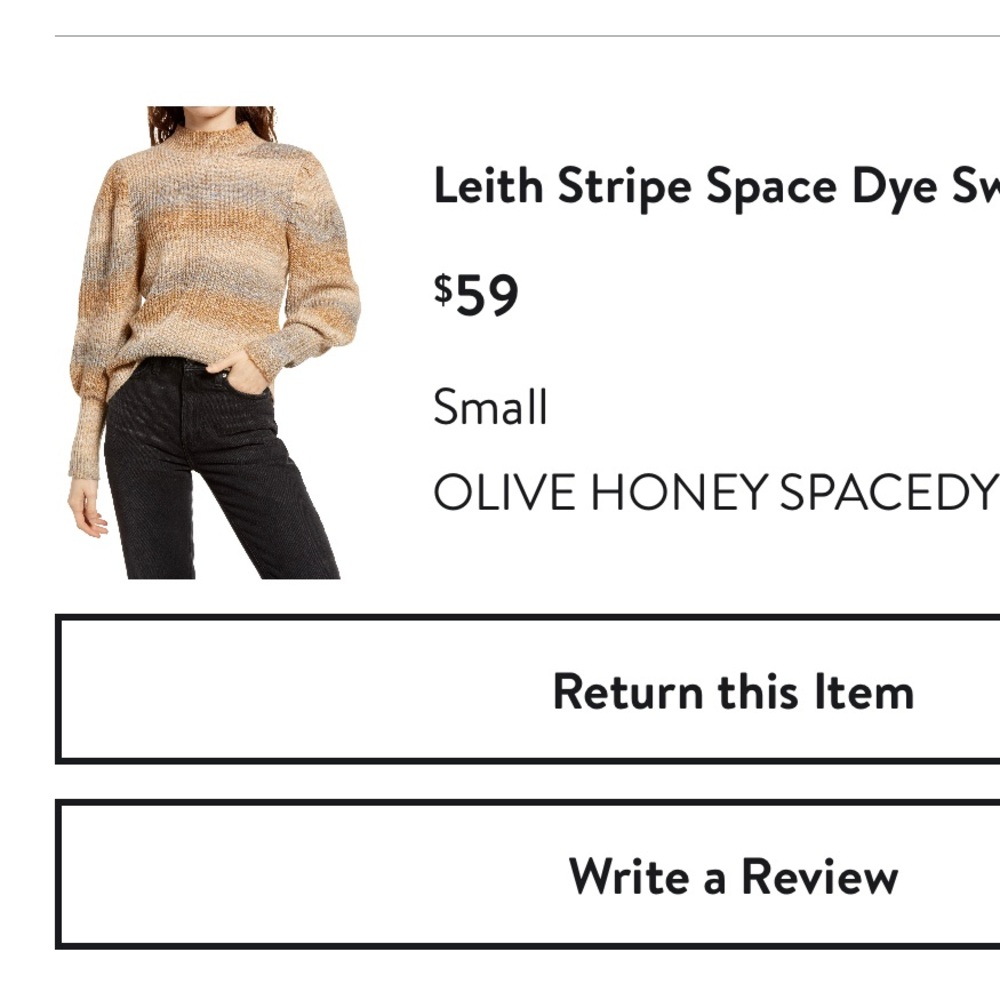 Leith sweater size s